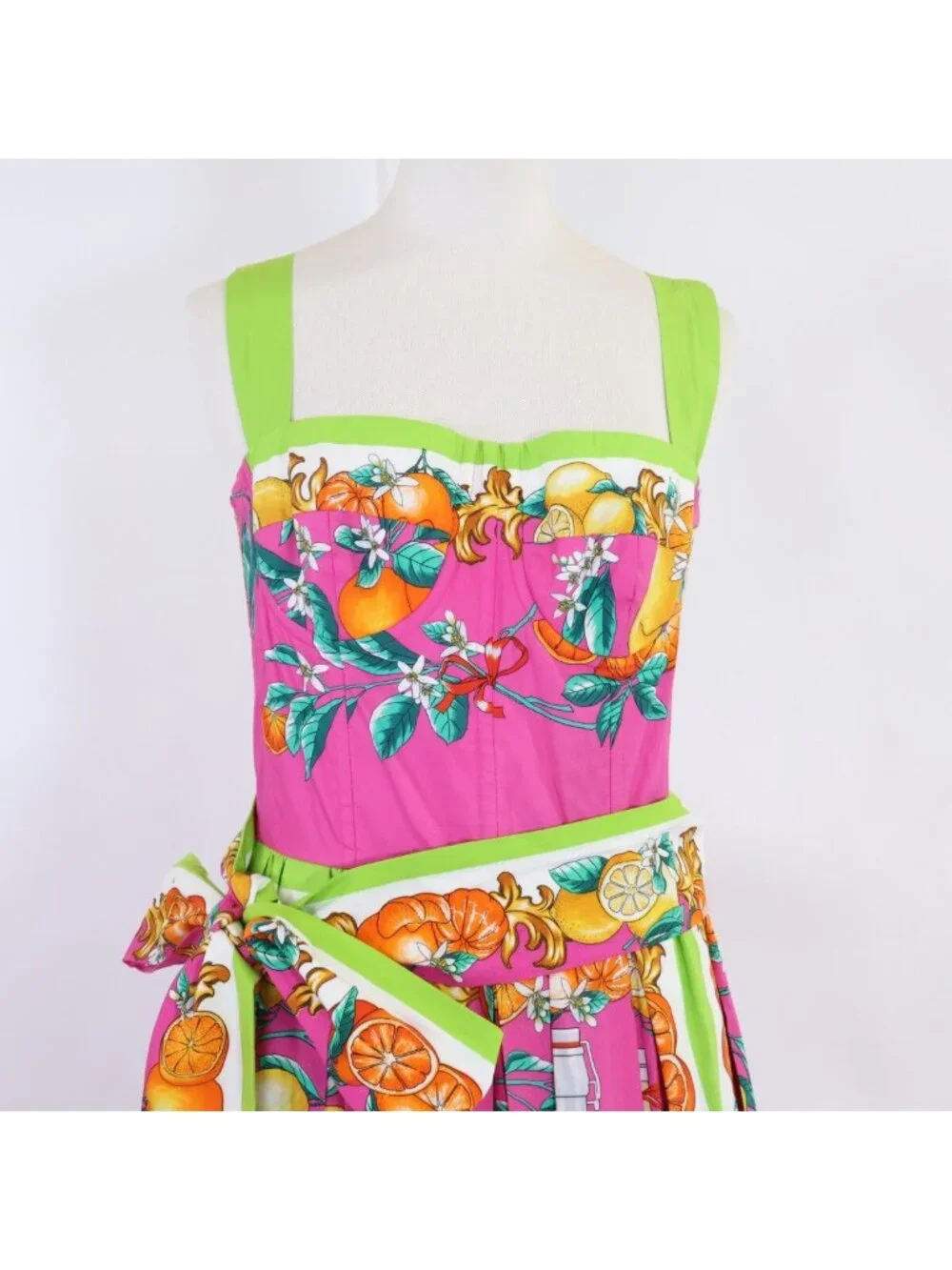Dolce & Gabbana Tropical Graphic Maxi Dress 38